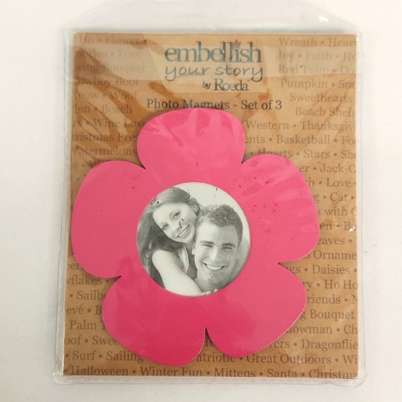 Flower Magnets (Set of 3) - Picture 1 of 1